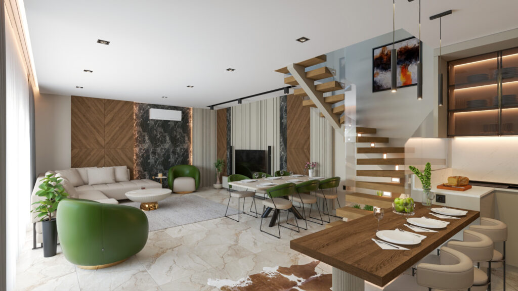 16)VİLLA A1 İÇ MEKAN