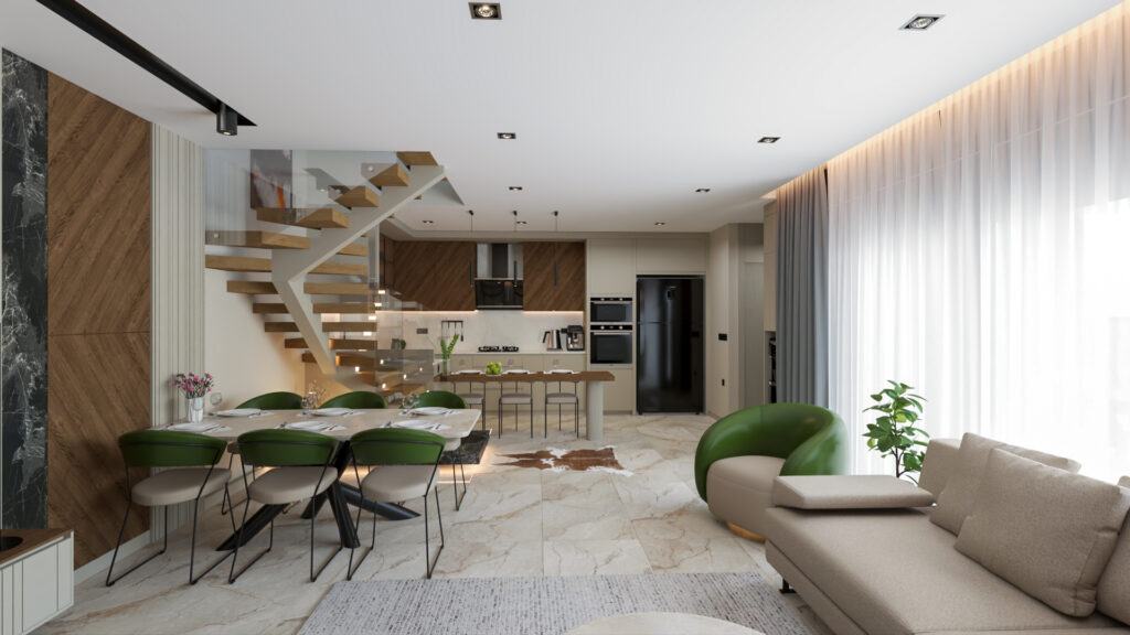 18)VİLLA A1 İÇ MEKAN