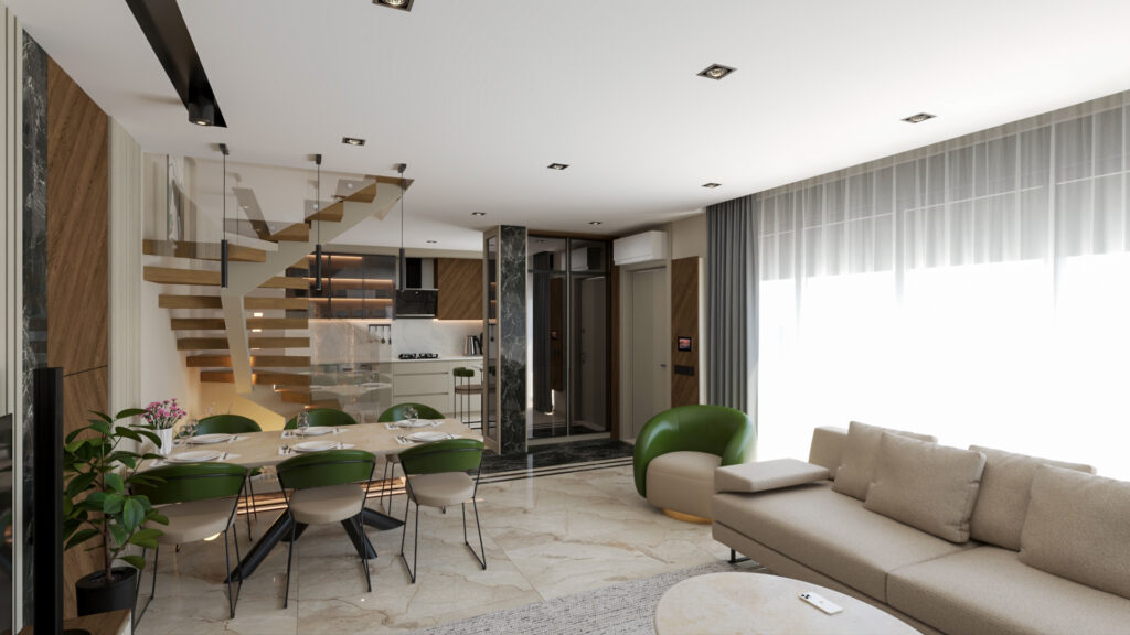 34)VİLLA A2-A3 İÇ MEKAN