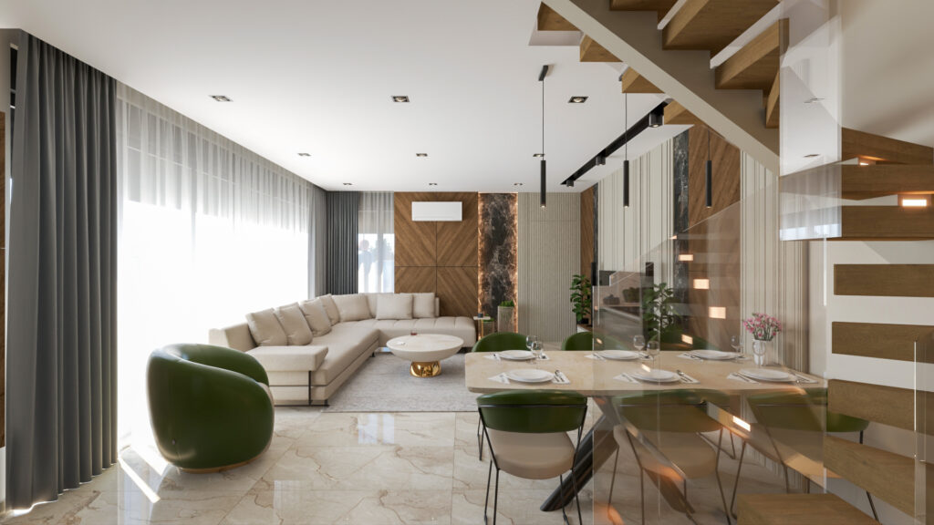 36)VİLLA A2-A3 İÇ MEKAN