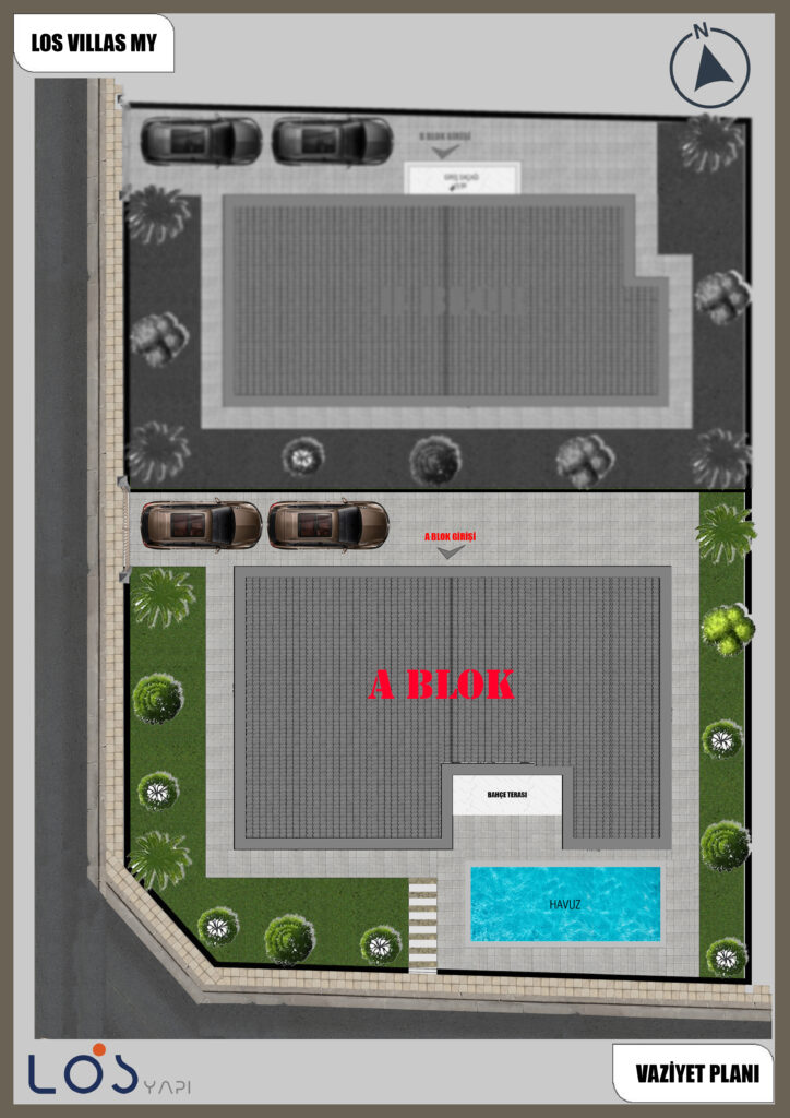 los-villas-my - 8) VAZİYET PLANI